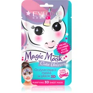 Maseczki do twarzy - Eveline Maska płachtowa Jednorożec 20ml - miniaturka - grafika 1