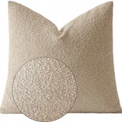 Poszewki na poduszki - Poszewka Na Poduszke 45X45 Dekoracyjna Boho Ozdobna Na Jaski Beżowa Biala - miniaturka - grafika 1