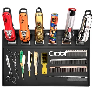 TEMU Silikonowa mata magnetyczna do organizowania narzędzi fryzjerskich, elastyczna silikonowa mata fryzjerska, magnetyczna mata stanowiska pracy - Inne - miniaturka - grafika 1