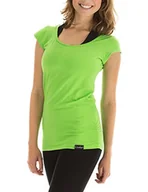 Koszulki i topy damskie - Winshape WTR4 koszulka damska z krótkim rękawem, fitness, yoga, pilates, zielony, L WTR4-APFELGRUEN-L_Apfelgrün_L - miniaturka - grafika 1