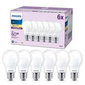 Żarówki LED - Philips LED E27 7W 806lm 2 700K mat 6 szt. - miniaturka - grafika 1