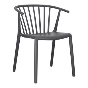 D2.Design Krzesło Woody Szare ciemne 128752 - Krzesła - miniaturka - grafika 1