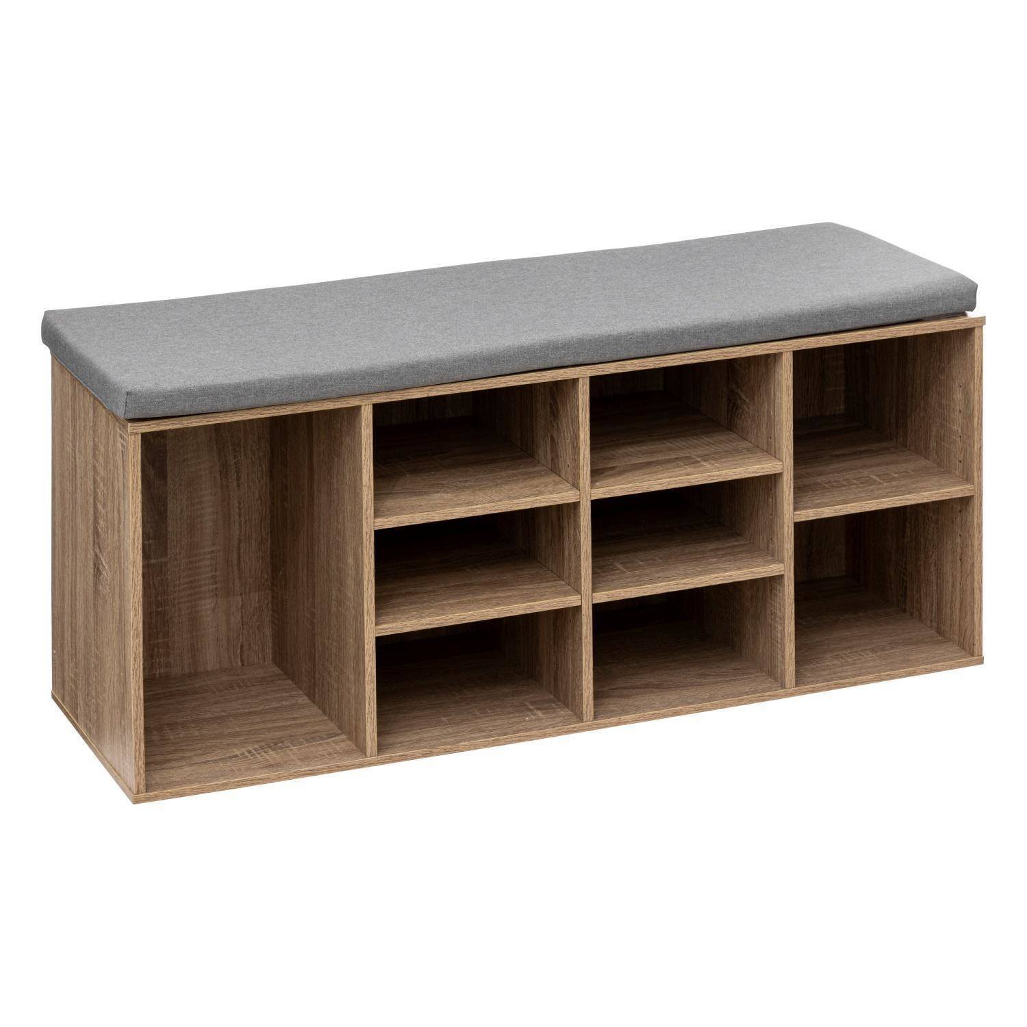 Szafka na buty z siedziskiem, 105 x 34 x 49 cm