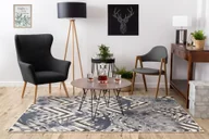 Dywany - Dywan HEOS 78540 krem / niebieski LIŚCIE DŻUNGLA beżowy 120x170 cm - miniaturka - grafika 1