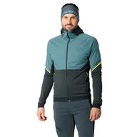 Kurtki i kamizelki sportowe damskie - DYNAFIT Kurtka do biegania Alpine Hybrid Jacket M Smoke Blue - miniaturka - grafika 1