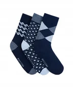 Skarpetki męskie - Skarpety Męskie Skarpetki Bawełniane 3 pary 39-42 PUCCINI SKS1007 3942 - miniaturka - grafika 1