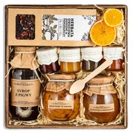 Herbata - Zestaw UPOMINKOWY na prezent HERBATA urodziny imieniny dla mamy babci kosz - miniaturka - grafika 1