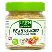 Pasty warzywne - Curry PASTA ZE SŁONECZNIKA Z POMIDORAMI I 190g Helcom Naturalnie - miniaturka - grafika 1