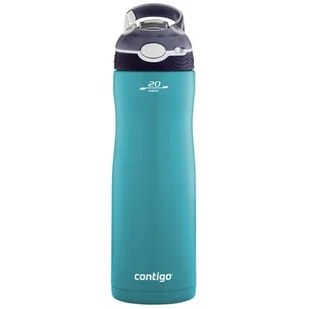 Butelka termiczna Contigo Ashland Chill 590ml - srebrna - Shakery i bidony sportowe - miniaturka - grafika 1