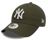 Czapki męskie - Czapka męska z daszkiem NEW ERA New York zielona - miniaturka - grafika 1