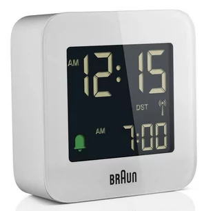 Braun Budzik sterowany radiowo BC08W-RC DCF77 uniwersalny 10692-uniw - Zegary - miniaturka - grafika 1