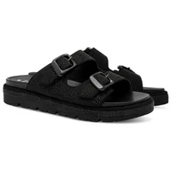 Klapki i japonki damskie - Klapki damskie Marco Tozzi 2-27406-44 001 BLACK 37 - miniaturka - grafika 1