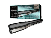 Prostownice i karbownice do włosów - REVAMP Enigma Wide Ionic Radiance Ceramiczna ST-3000 Czarny - miniaturka - grafika 1