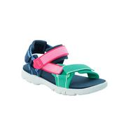 Buty dla dziewczynek - Sandały dziecięce Jack Wolfskin SEVEN SEAS 3 K blue / green - 26 - miniaturka - grafika 1