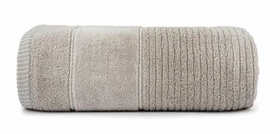 Ręcznik Teo 50x90 beżowy sepia 470 g/m2 frotte - Ręczniki - miniaturka - grafika 1