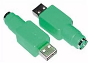 MicroConnect USB-A PS/2 M-F Zielony USBAPS2F - Adaptery i przejściówki - miniaturka - grafika 1