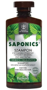 Farmona SAPONICS Szampon do włosów cienkich i delikatnych - Szampony do włosów - miniaturka - grafika 3