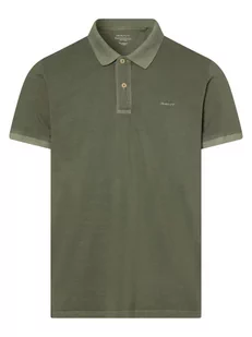 Gant - Męska koszulka polo, zielony - Koszulki męskie - miniaturka - grafika 1