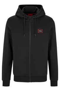 HUGO bluza męska dorneol, czarny (Black1), S - Bluzy męskie - miniaturka - grafika 1