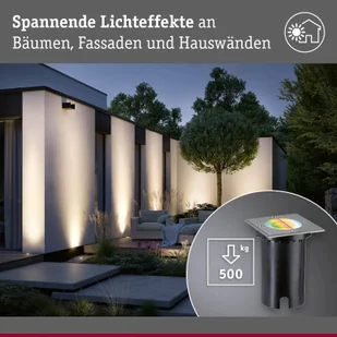 Paulmann oprawa wpuszczana podłogowa LED Podłogowa, kątowa, RGBW, ZigBee - Lampy stojące - miniaturka - grafika 2