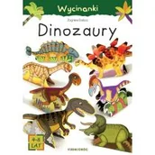 Książki edukacyjne - Wycinanki. Dinozaury - miniaturka - grafika 1