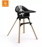 Krzesełka do karmienia - STOKKE Krzesełko CLIKK Black Natural - miniaturka - grafika 1