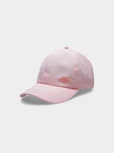 4F, Czapka z daszkiem Snapback dziewczęca, 4FJSS23ACABF103-56S, Jasny Róż - Czapki damskie - miniaturka - grafika 1