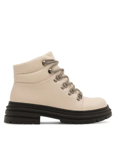 Jenny Fairy Trapery AYA WS31760-01 Beżowy - Botki damskie - miniaturka - grafika 1