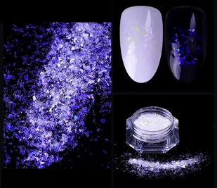 Pyłek do paznokci - Magic Shards 01 - efekt szkła - Ozdoby do paznokci - miniaturka - grafika 1