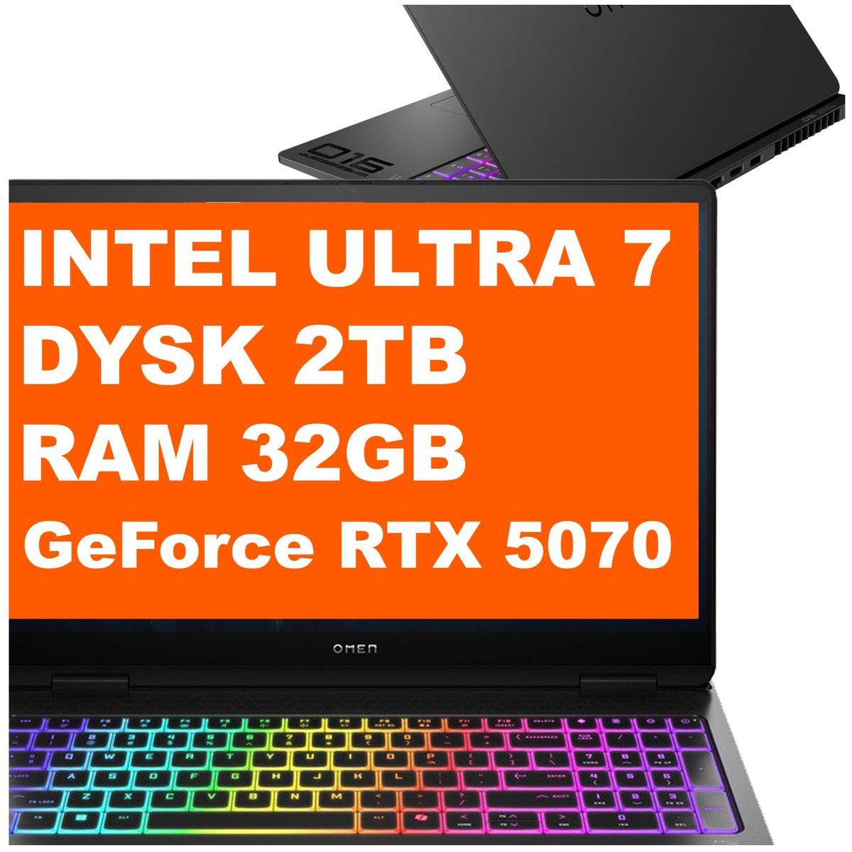 HP OMEN MAX 16-ah0660nd / BE6Y2EA / Ultra 7 / 32GB / 2TB / RTX 5070 / WQXGA / Win 11 / Czarny