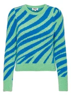 Swetry damskie - ONLY Sweter w kolorze niebiesko-zielonym - miniaturka - grafika 1
