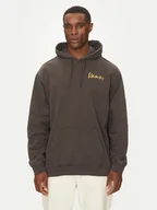 Bluzy męskie - Vans Bluza VN000NU1BLK1 Szary Regular Fit - miniaturka - grafika 1