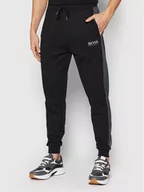 Spodnie sportowe męskie - Boss Spodnie dresowe Tracksuit 50465035 Czarny Regular Fit - miniaturka - grafika 1