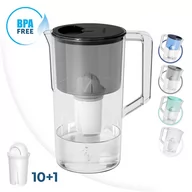 Dzbanki filtrujące - Dzbanek Wessper Aquaclassic Czarny 11X Filtr Wkład - miniaturka - grafika 1