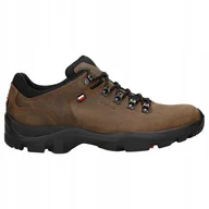 Buty trekkingowe męskie - Półbuty męskie trekkingowe Wojas brązowe r. 46 - miniaturka - grafika 1