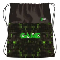 Worki na buty - St. Right Worek Szkolny Sportowy Gimnastyczny Na Buty Obuwie Do Szkoły Na Basen Trening Green Game - miniaturka - grafika 1