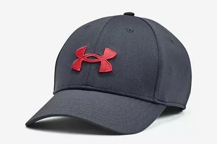 Męska czapka z daszkiem Under Armour  Men's Blitzing Adj-GRY - Czapki i chusty sportowe męskie - miniaturka - grafika 1