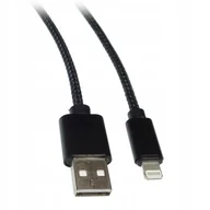Kable USB - Kabel Przewód iPhone - USB 2m kolor czarny - miniaturka - grafika 1
