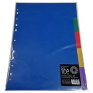 Przekładki do segregatorów - Ziemia Obiecana Przekładki A4 PP indeksujące z nadrukiem liczb 1-5 - miniaturka - grafika 1