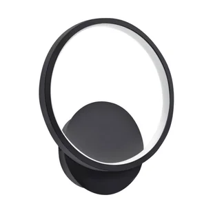 Kinkiet ścienny Emma 04049 Ideus LED 10W 4100K okrągły czarny - Lampy ścienne - miniaturka - grafika 1