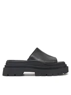 Klapki i japonki damskie - Michael Kors Klapki Kendra Lside 40R5KEFS1L Czarny - miniaturka - grafika 1