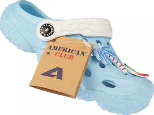 American Club Dziecięce klapki basenowe American Club NH-131/24 niebieskie 25 - Buty dla dziewczynek - miniaturka - grafika 1
