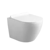 Miski WC - Biała miska wc wisząca Rimless Mizu Hydrosan - miniaturka - grafika 1