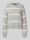 Swetry damskie - Sweter z dzianiny o kroju regular fit z dodatkiem wełny model ‘ZADA’ - miniaturka - grafika 1