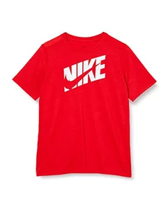 Nike chłopięcy B Nk Hbr+ Perf Top Ss T-shirt University Red/(White) XS - Koszulki i topy damskie - miniaturka - grafika 1