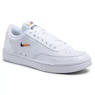 Półbuty męskie - Buty Nike Court Vintage Prem CT1726 100 White/Black/Total Orange - miniaturka - grafika 1