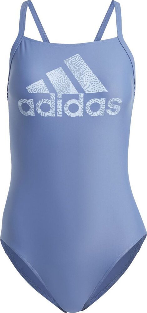 Adidas Kostium kąpielowy damski adidas Big Logo niebieski IA3192 38