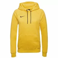 Bluzy damskie - Nike Damska bluza z kapturem Park 20 Tour żółty/czarny/czarny S CW6957 - miniaturka - grafika 1