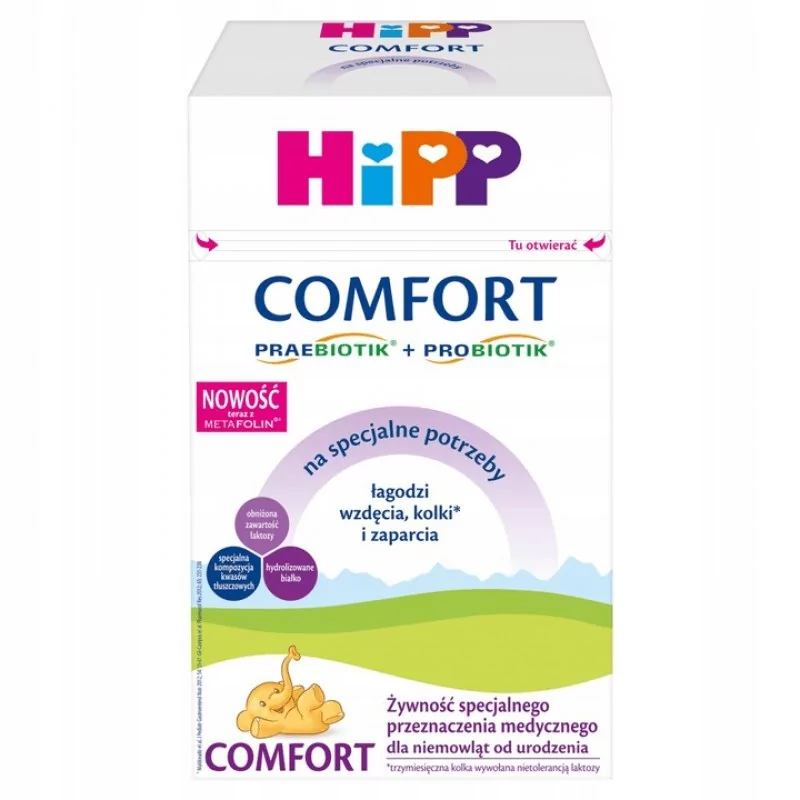 Hipp Comfort mleko dla niemowląt od urodzenia 600 g