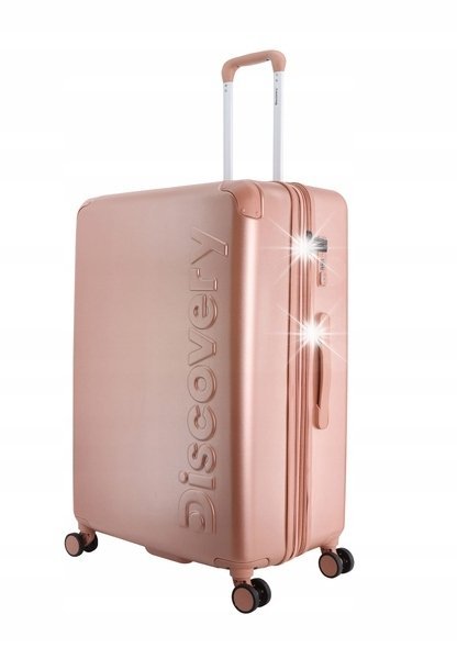 Walizka duża Discovery Focus 77cm Różowa
